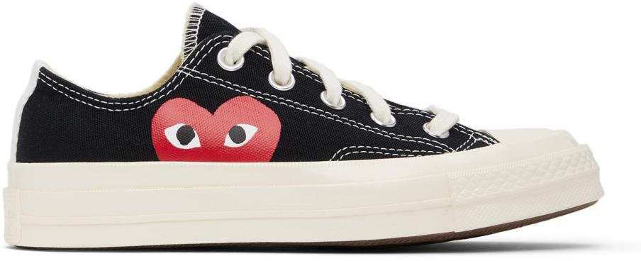 Black Converse Edition Half Heart Chuck 70 Low Sneakers商品第1张图片规格展示