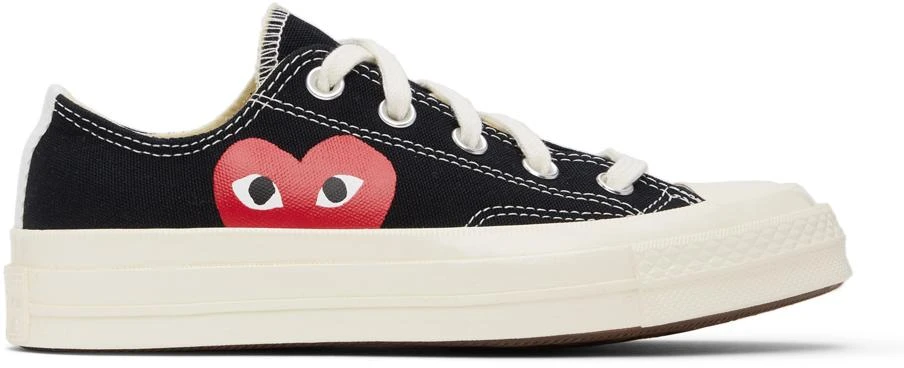 商品Comme des Garcons|Black Converse Edition Half Heart Chuck 70 Low Sneakers,价格¥1105,第1张图片