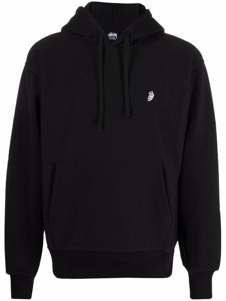 商品STUSSY|STUSSY - Cotton Logo Hoodie,价格¥1095,第1张图片