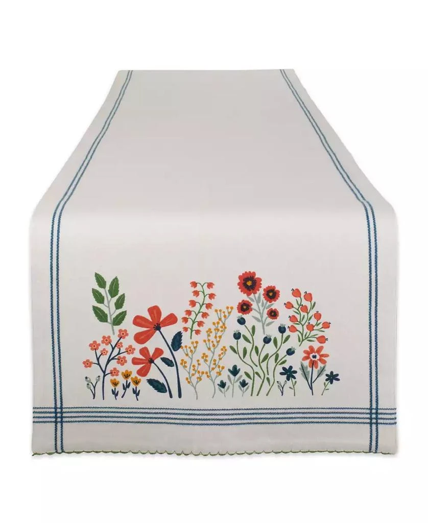 商品Design Imports|Flower Garden Embellished Table Runner, 14" x 72",价格¥200,第1张图片