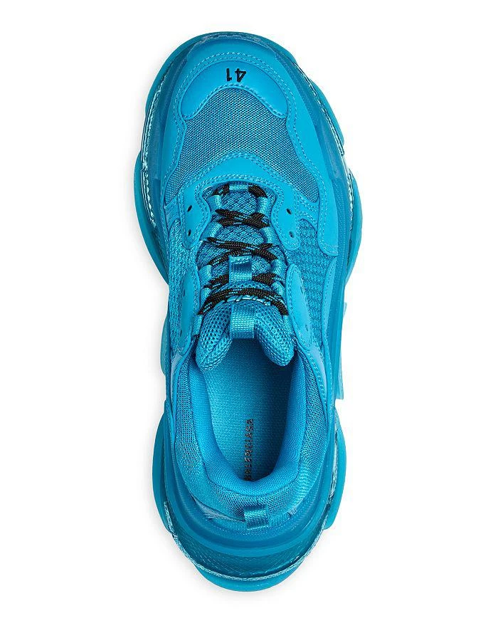 商品Balenciaga|Men's Triple S Clear Sole Low Top Sneakers,价格¥8636,第2张图片详细描述