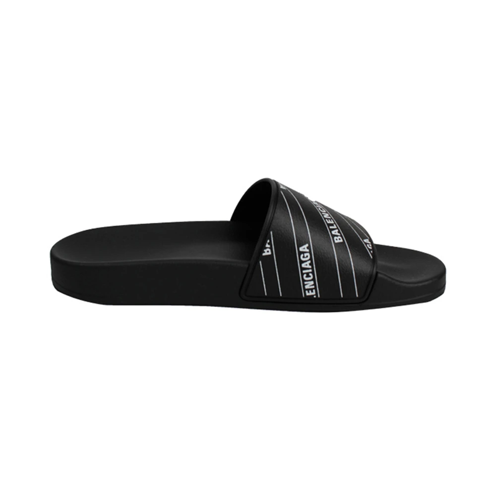 商品Balenciaga|BALENCIAGA 黑色女士露趾高跟拖鞋 578935-W1S90-1006,价格¥1291,第1张图片