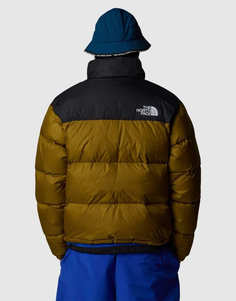商品The North Face|The North Face M 1996 retro nuptse puffer jacket in green & black,价格¥1896,第2张图片详细描述