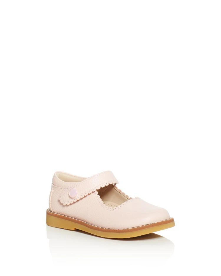 商品Elephantito|女孩(幼儿)Girls' Scalloped Mary Jane Flats - Walker, Toddler,价格¥284,第1张图片