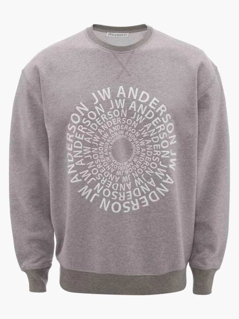 商品JW Anderson|J.W. ANDERSON Swirl logo embroidered sweatshirt,价格¥1484,第3张图片详细描述