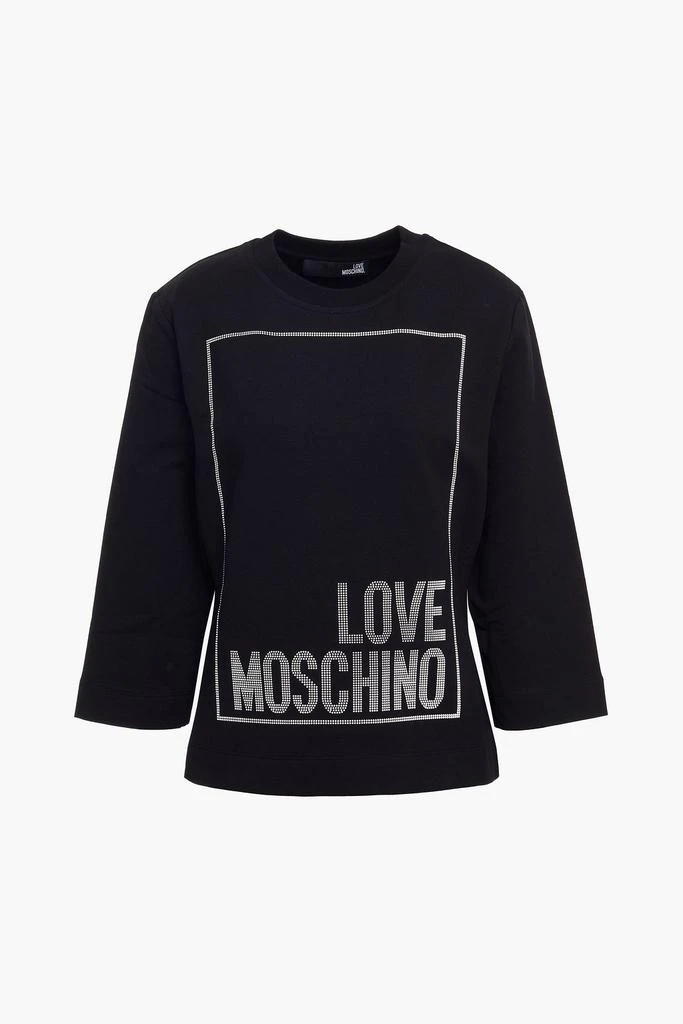 商品Moschino|Printed French cotton-blend terry sweatshirt,价格¥361,第1张图片