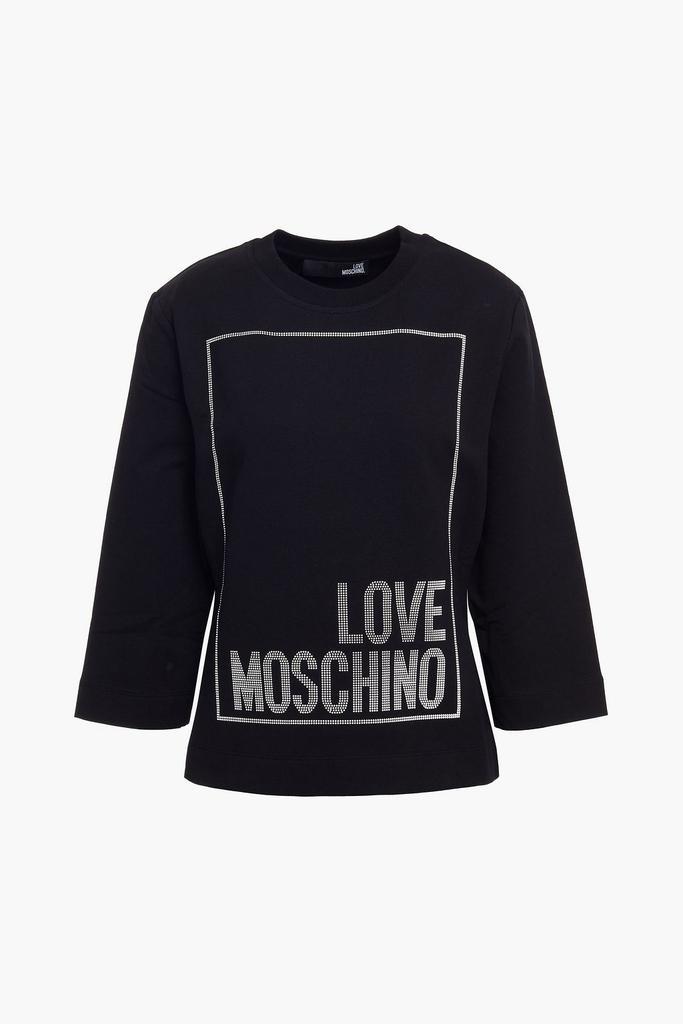 商品Moschino|Printed French cotton-blend terry sweatshirt,价格¥517,第1张图片