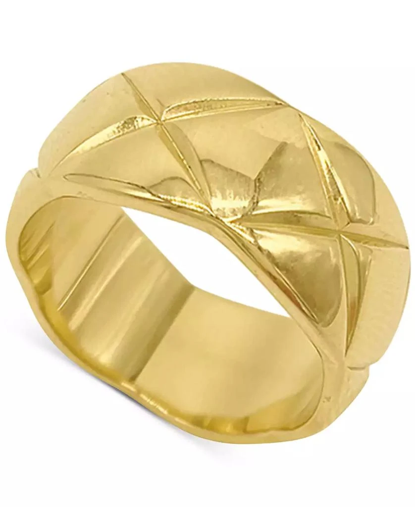 商品ADORNIA|Gold-Tone Water-Resistant Cushion Band Ring,价格¥131,第1张图片