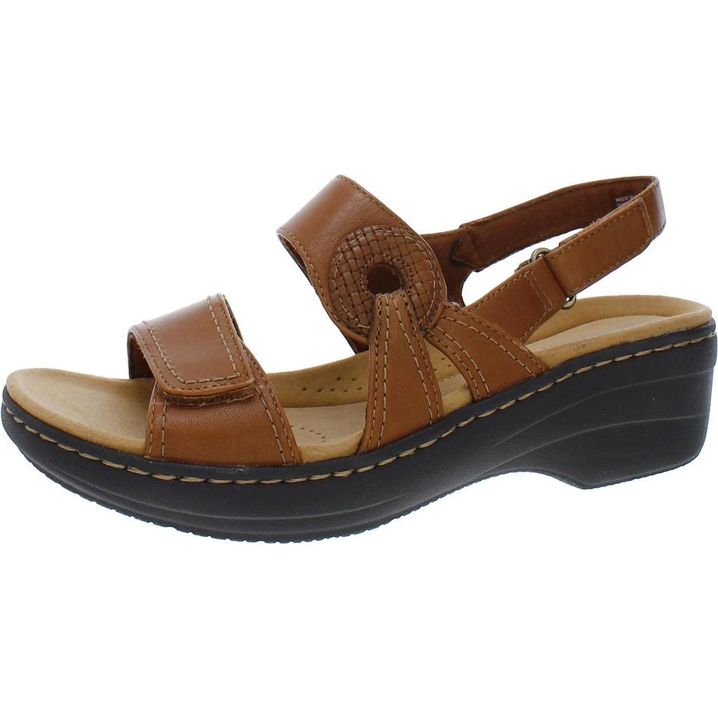 商品Clarks|Clarks Womens Leather Open Toe Sport Sandals,价格¥203,第1张图片