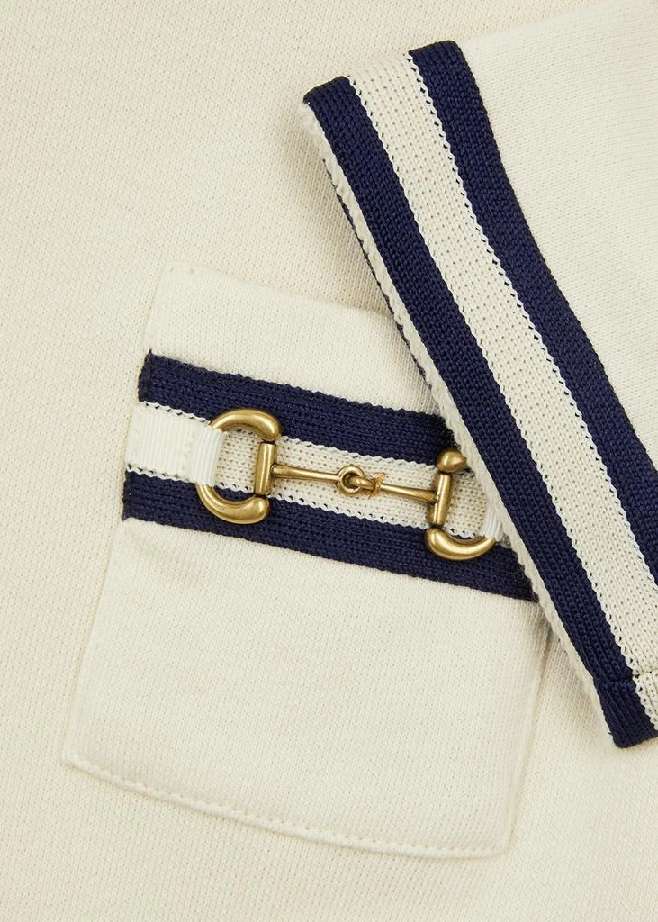 商品Gucci|KIDS Striped horsebit-embellished cotton dress,价格¥2928,第2张图片详细描述