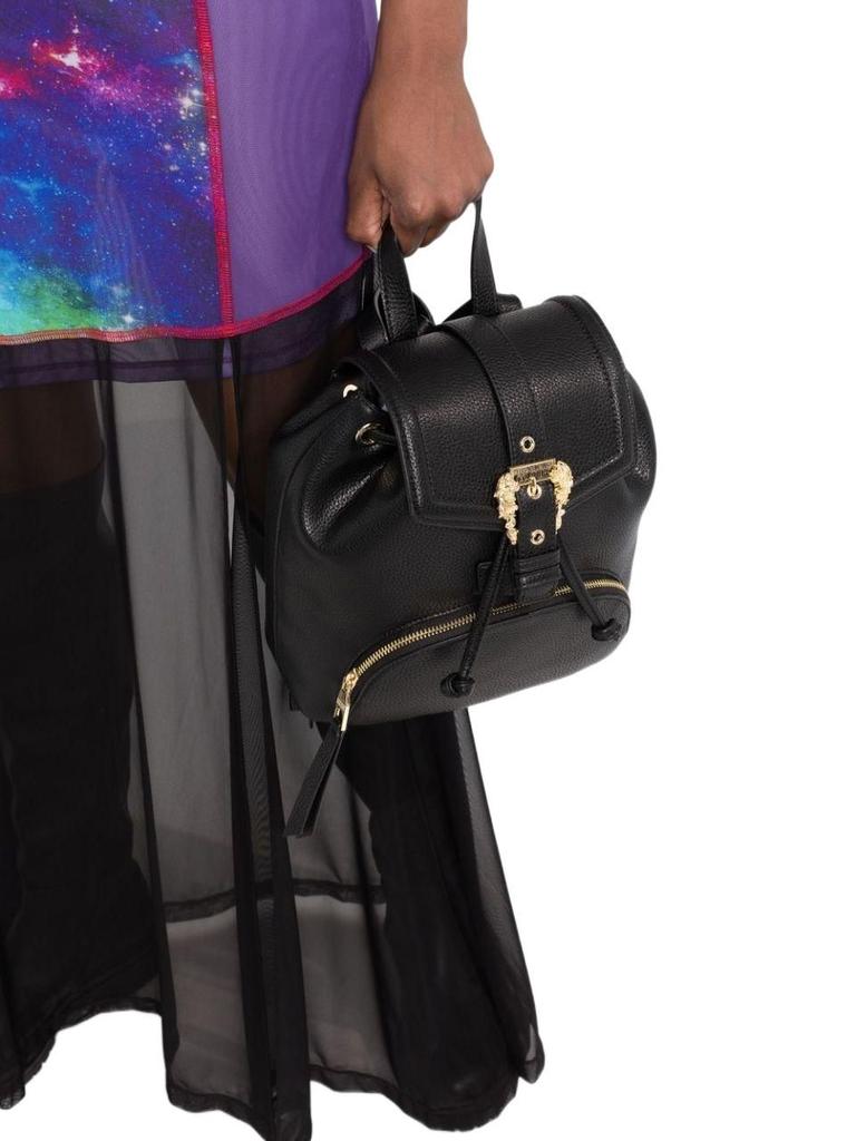 Versace Jeans Women's  Black Polyester Backpack商品第2张图片规格展示