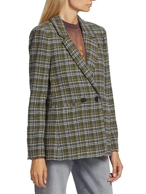 商品ANINE BING|Madeleine Plaid Blazer,价格¥1490,第4张图片详细描述