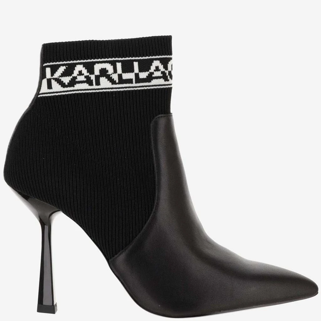 商品Karl Lagerfeld Paris|KARL LAGERFELD ANKLE BOOTS WITH LOGO,价格¥1149,第1张图片