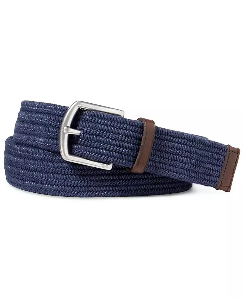 商品Ralph Lauren|Men's Stretch Waxed Belt,价格¥679,第1张图片