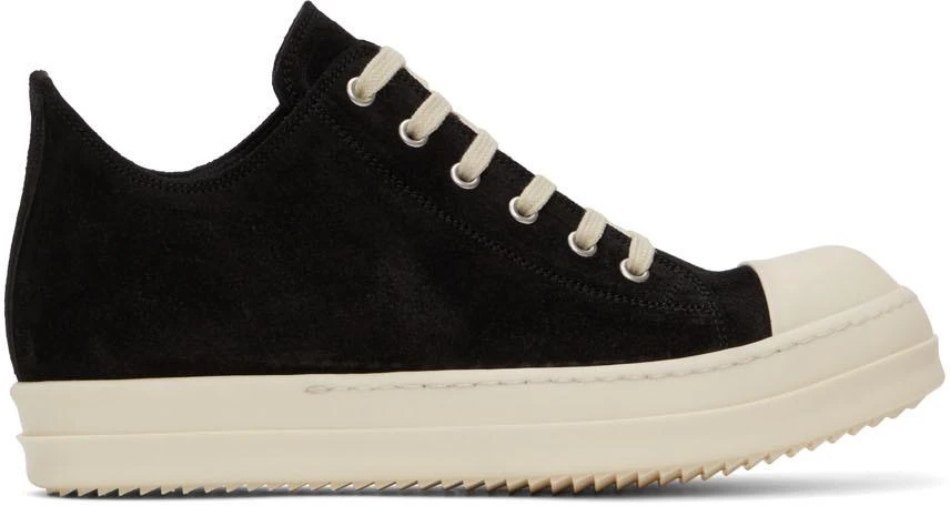 商品Rick Owens|Black Suede Sneakers,价格¥4800,第1张图片