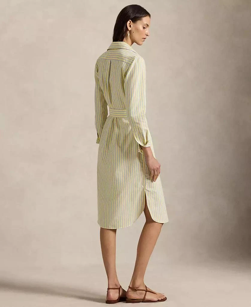 Women's Belted Cotton Oxford Shirtdress 商品
