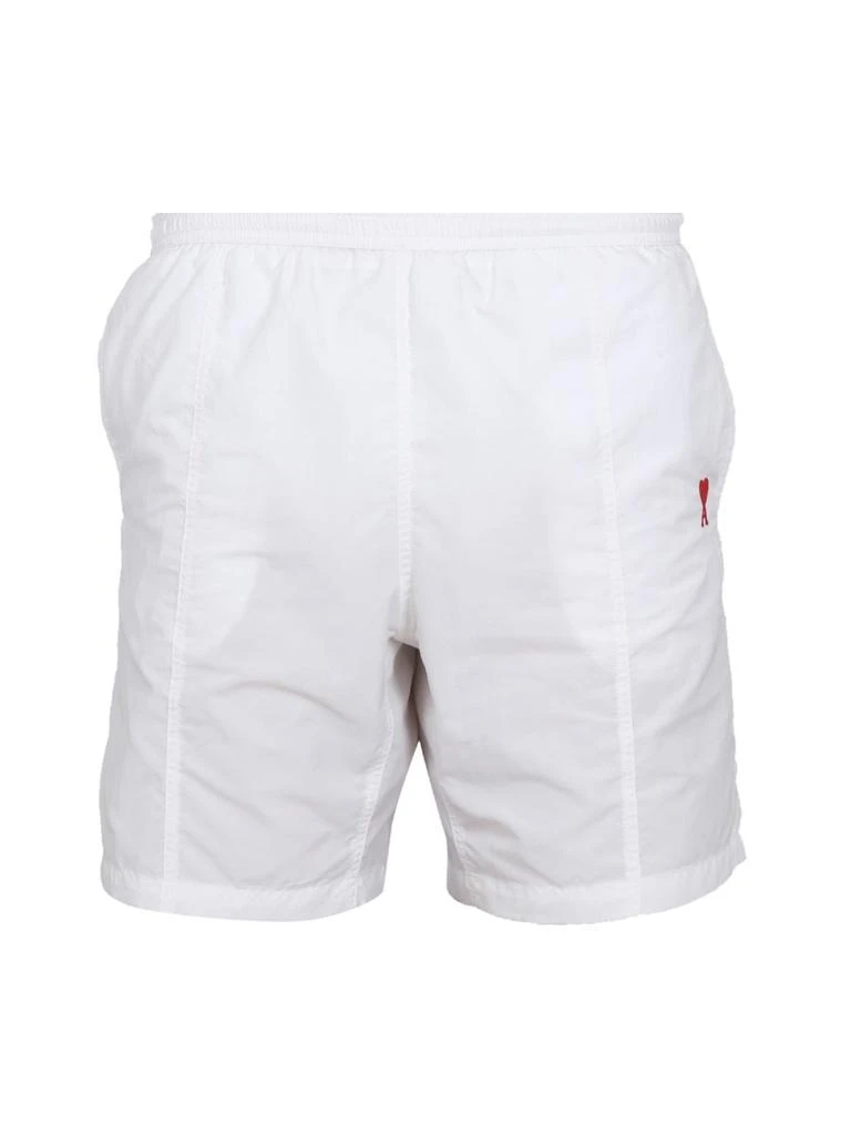 商品AMI|AMI Paris Logo-Embroidered Elasticated Waistband Swim Shorts,价格¥1262,第1张图片