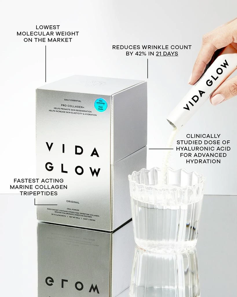 商品Vida Glow|Pro Collagen Plus, 30 x Sachets,价格¥542,第3张图片详细描述