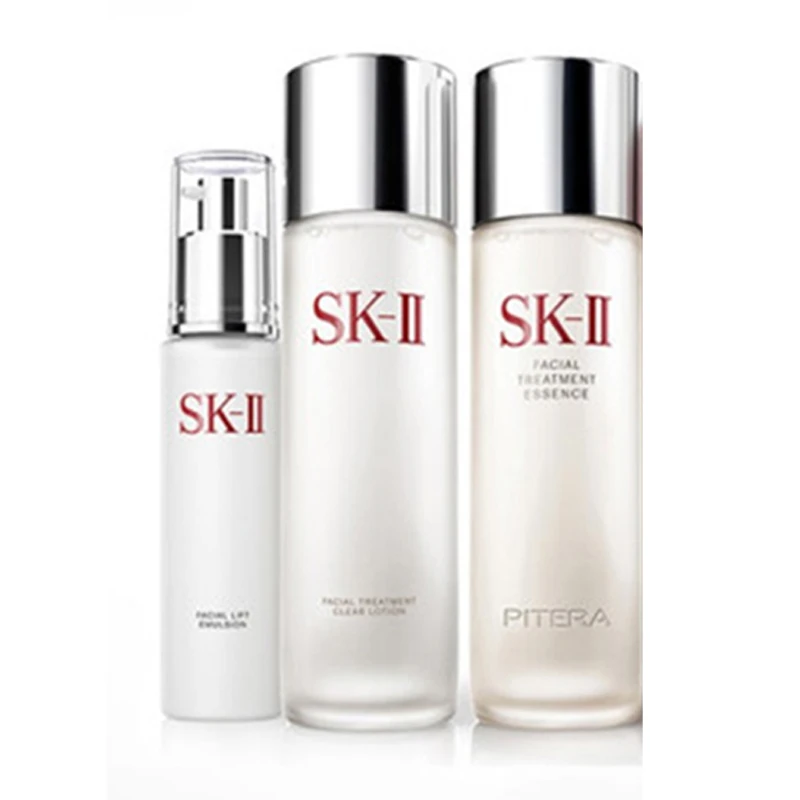 商品SK-II|【送礼首选】SK-II 多方位Pitera保湿修护套装 清莹露230ml+神仙水230ml+乳液100ml,价格¥2431,第1张图片