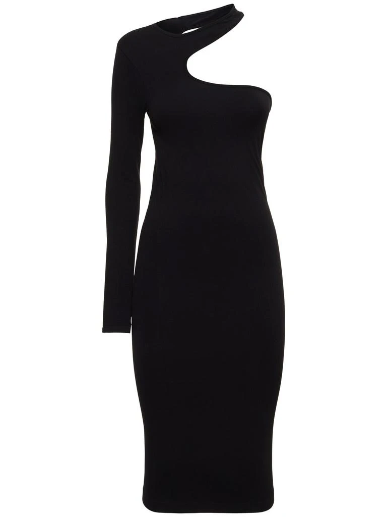 商品Helmut Lang|Cutout Seamless Viscose Midi Dress,价格¥447,第1张图片