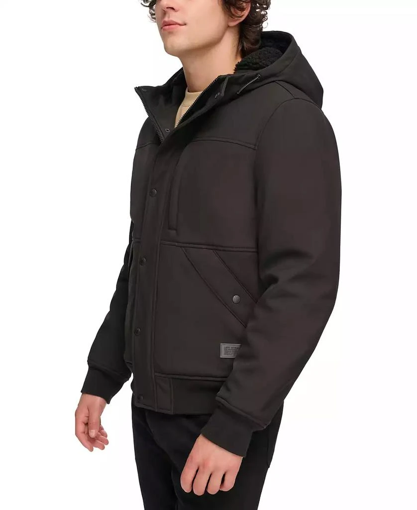 商品Levi's|Men's Soft Shell Sherpa Lined Hooded Jacket,价格¥610,第3张图片详细描述