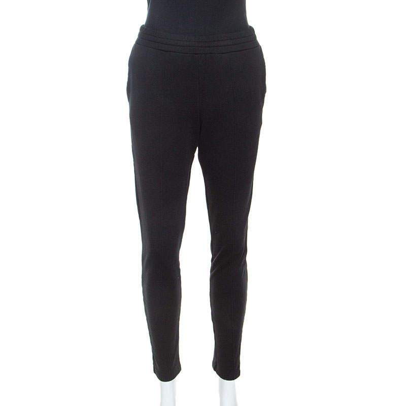 商品[二手商品] Alexander Wang|T by Alexander Wang Black Jersey Track Pants M,价格¥771,第1张图片