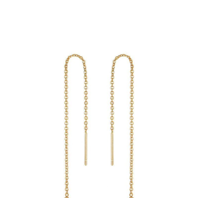 商品Ettika Jewelry|Barely There Chain And Crystal Dangle Earrings,价格¥265,第1张图片