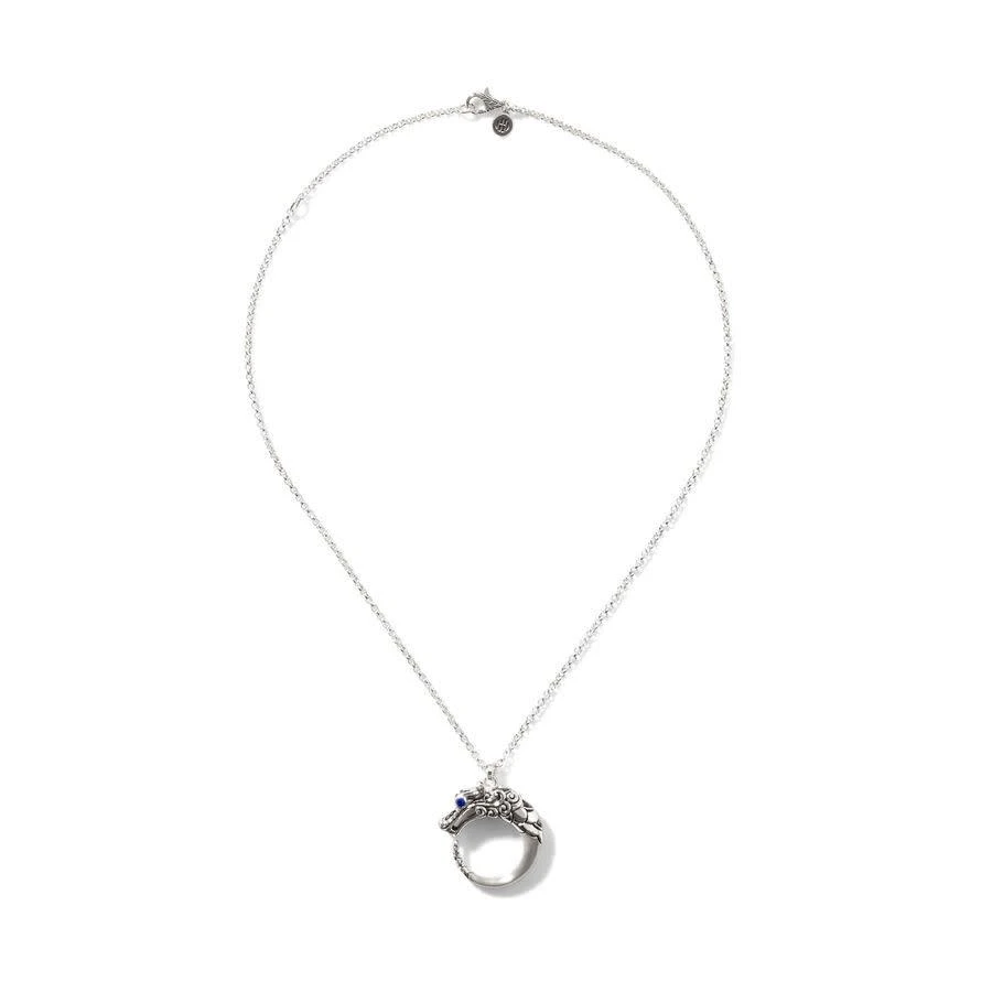 商品John Hardy|Legends Naga Black & Blue Sapphire Pendant Necklace - Nbs6501254bhblsbn16-18,价格¥5369,第1张图片