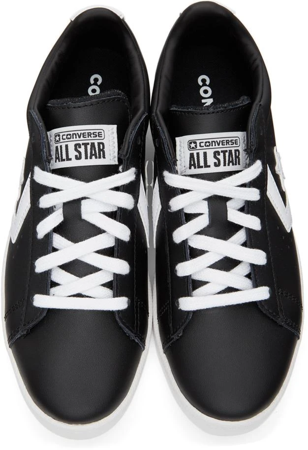 商品Converse|Black & White Leather Pro OX Sneakers,价格¥201,第5张图片详细描述