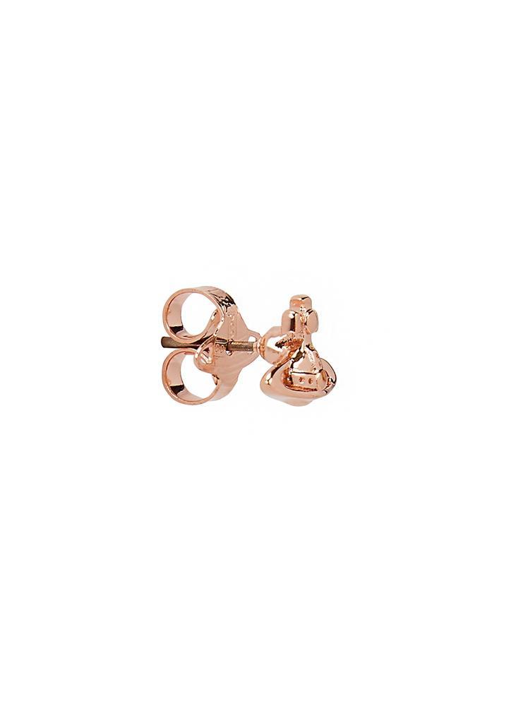 商品Vivienne Westwood|Lorelei rose gold-tone orb stud earrings,价格¥489,第4张图片详细描述