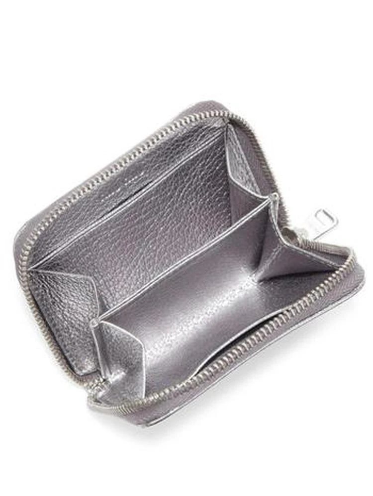 商品Miu Miu|Miu Miu - Madras Metallic Leather Coin Purse,价格¥2286,第2张图片详细描述