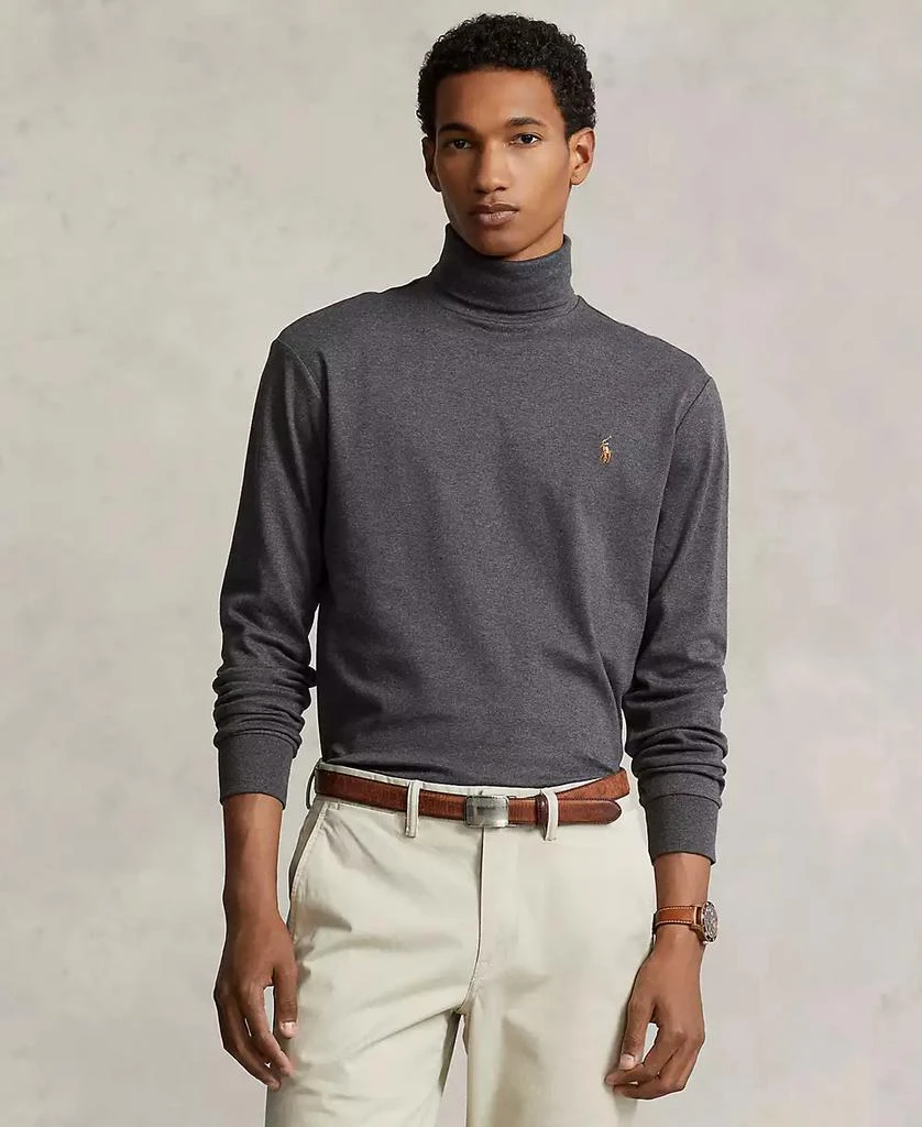 商品Ralph Lauren|Men's Soft Cotton Turtleneck,价格¥449,第1张图片