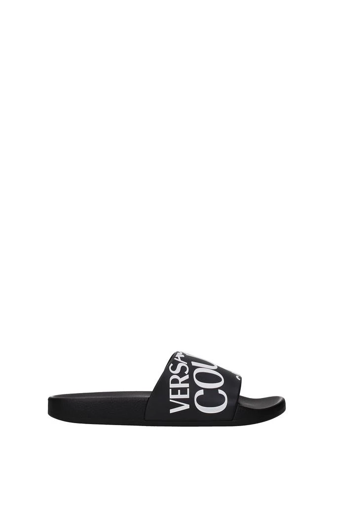 商品Versace|Slippers and clogs couture Rubber Black,价格¥323,第1张图片