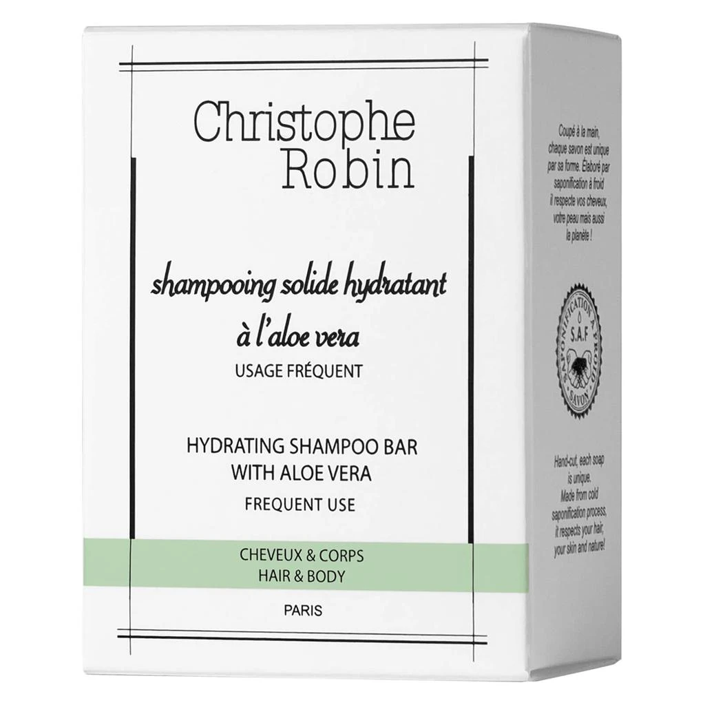 商品Christophe Robin|Christophe Robin Hydrating Shampoo Bar with Aloe Vera,价格¥164,第1张图片