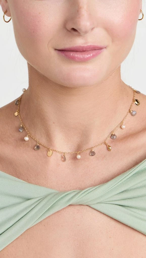 商品Chan Luu|Chan Luu 18k 镀金宝石项链,价格¥909,第3张图片详细描述