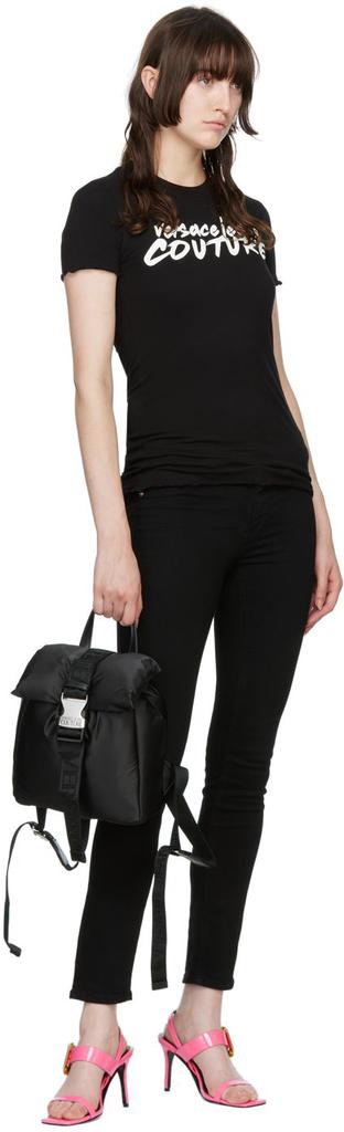 Black Safety Buckle Backpack商品第4张图片规格展示