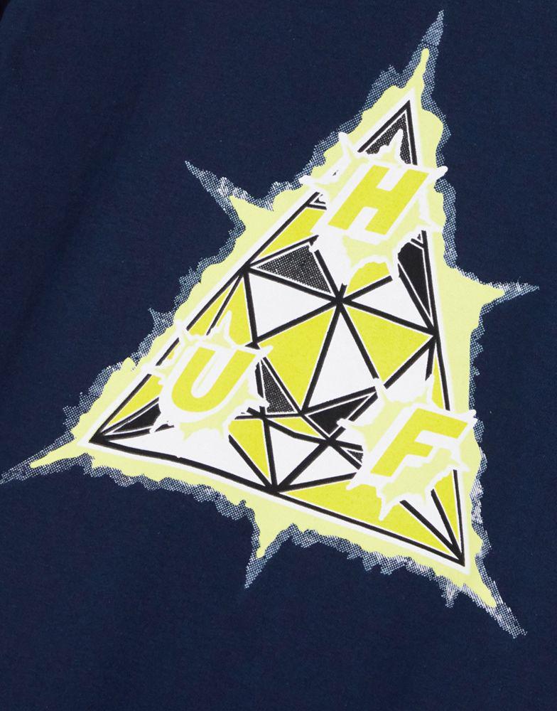 HUF infinity jewel print t-shirt in navy商品第4张图片规格展示