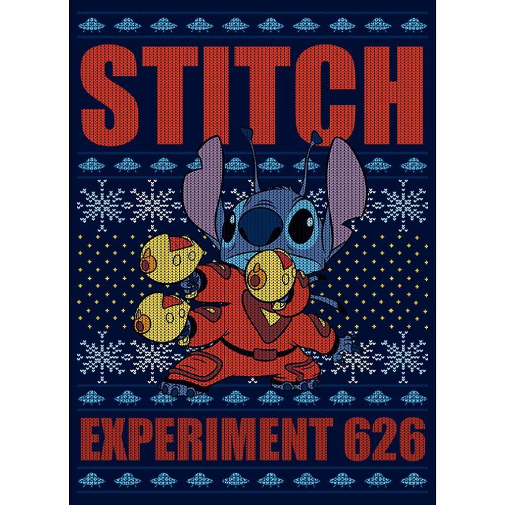 商品Disney|Boy's Lilo & Stitch Experiment 626 Ugly Sweater  Child T-Shirt,价格¥191,第4张图片详细描述
