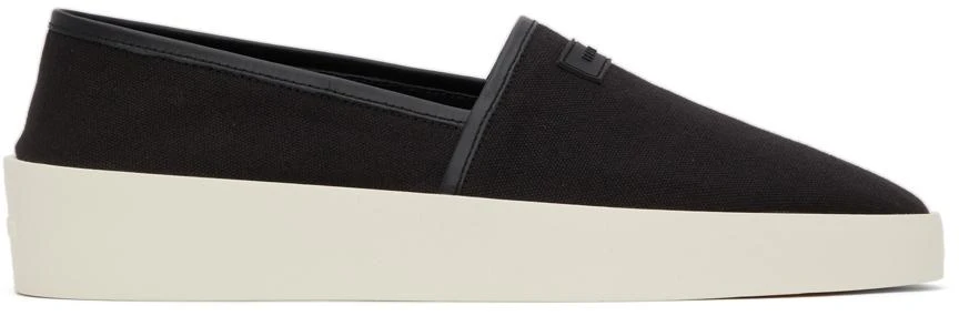 商品Fear of god|Black Canvas Espadrilles,价格¥2339,第1张图片