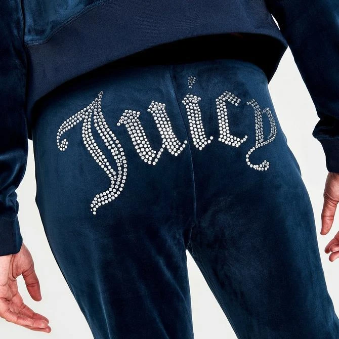 Women's Juicy Couture OG Big Bling Velour Track Pants 商品