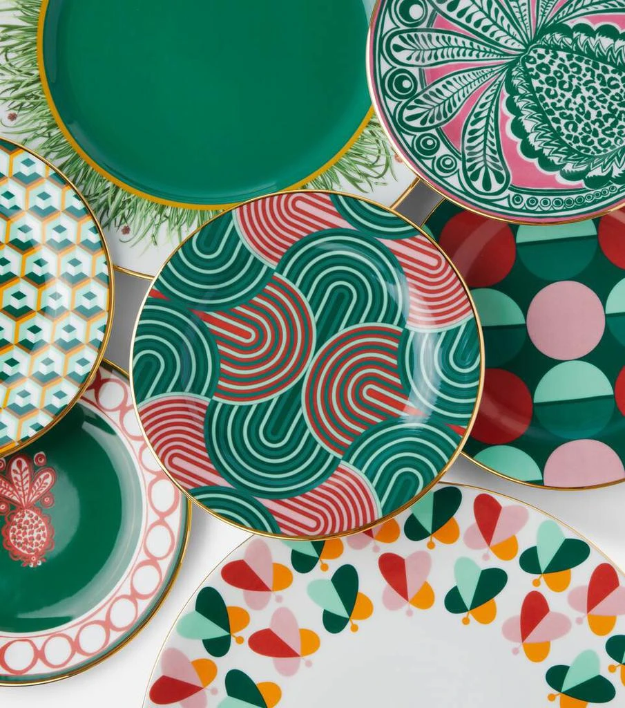 商品LA DOUBLE J|Slinky Verde set of 2 dessert plates,价格¥1000,第3张图片详细描述