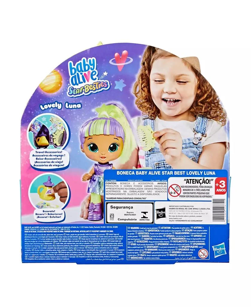 商品Baby Alive|Star Besties Doll, Lovely Luna,价格¥127,第5张图片详细描述