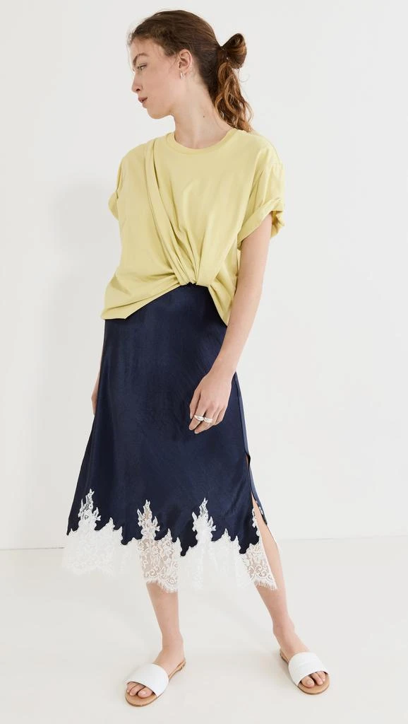 商品3.1 Phillip Lim|3.1 Phillip Lim 垂褶 T 恤衬裙拼接连衣裙,价格¥4438,第4张图片详细描述