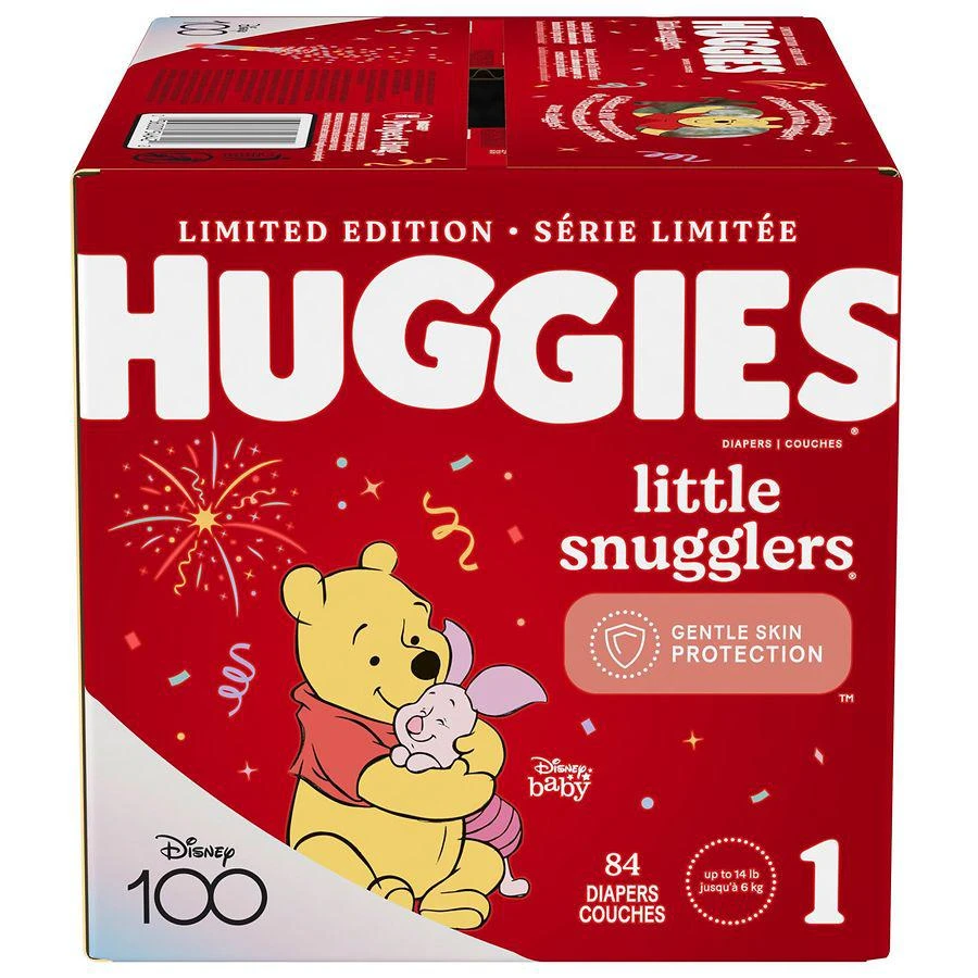商品Huggies Little Snugglers|Baby Diapers Size 1 (ct 84),价格¥224,第3张图片详细描述