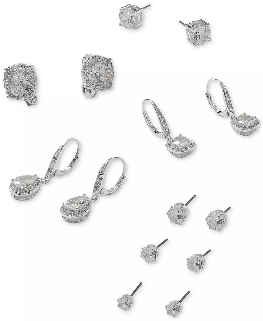 商品Anne Klein|Crystal Solitaire Clip-on Earrings 水晶耳夹,价格¥142,第3张图片详细描述