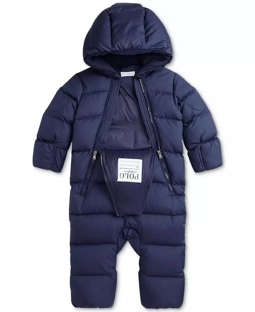 商品Ralph Lauren|Baby Boys Puffer Bunting,价格¥1092,第3张图片详细描述