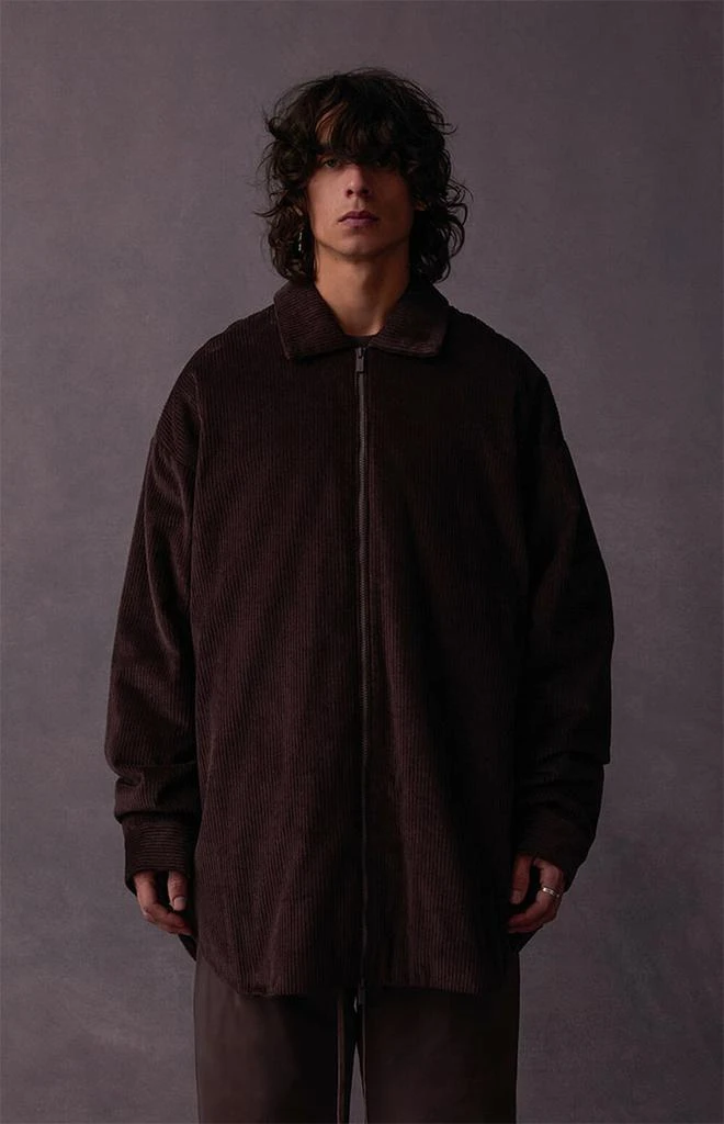 商品Essentials|Plum Corduroy Shirt Jacket,价格¥661,第2张图片详细描述