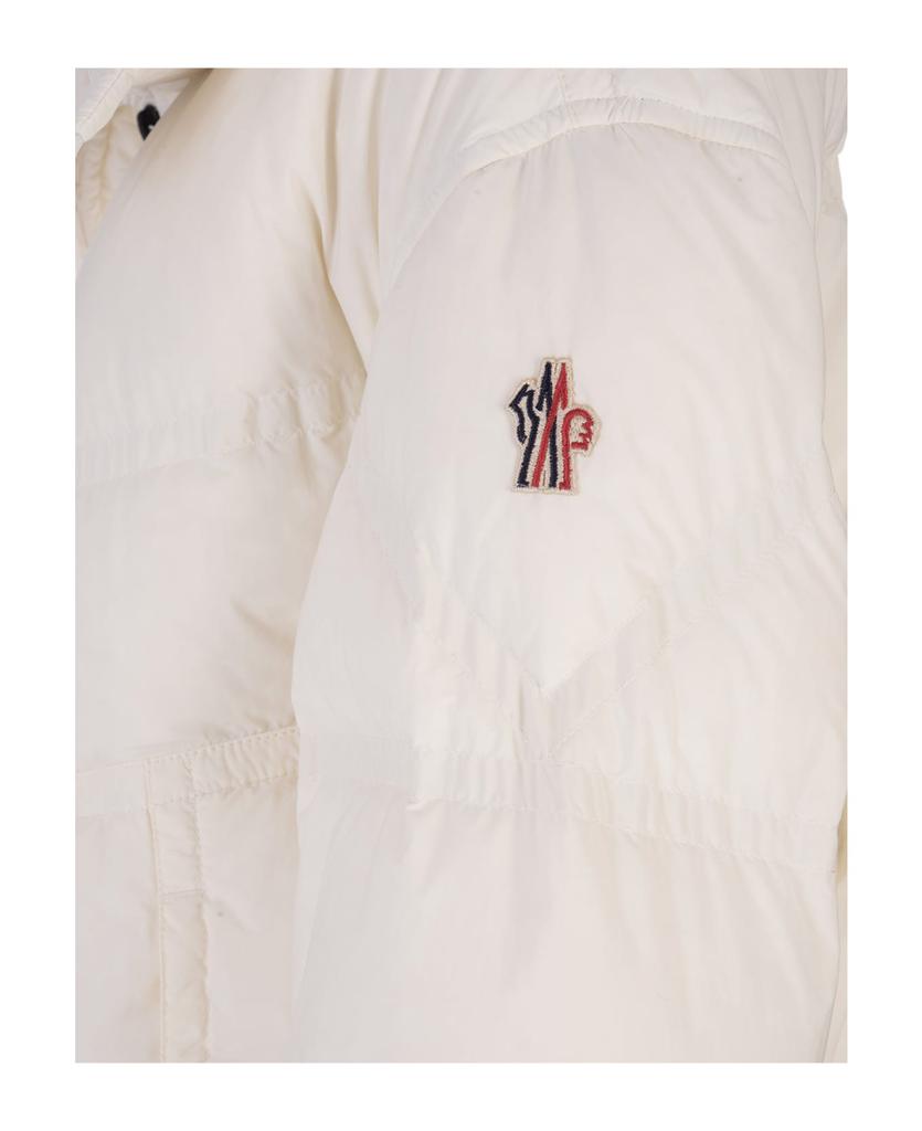 Moncler Grenoble Woman White Cluses Short Down Jacket商品第4张图片规格展示