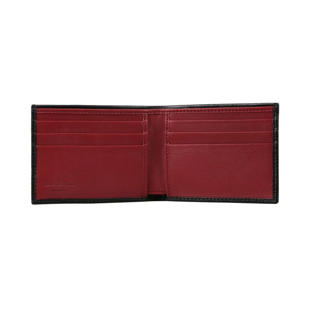 Salvatore Ferragamo 菲拉格慕 男士黑色牛皮钱包 66-A064-0685978商品第2张图片规格展示