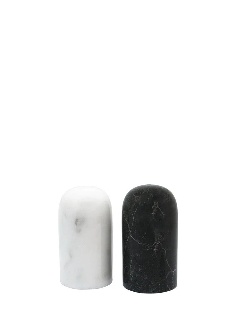商品FIAMMETTAV|Two-tone Marble Salt & Pepper Set,价格¥500,第3张图片详细描述